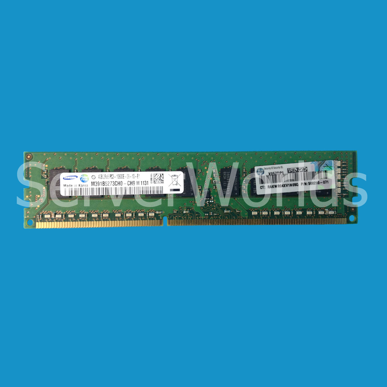 HP 4GB PC3-10600 DIMM 500672-B21 501541-001 Memory 