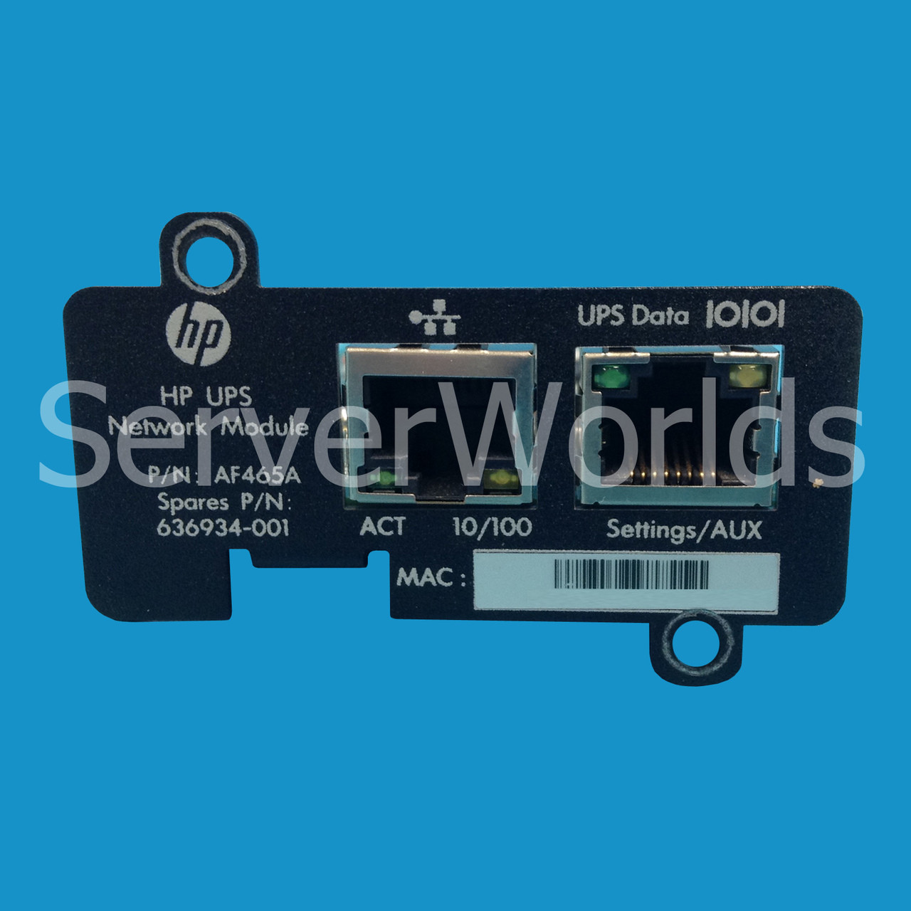 HP 636934-001 | UPS Mini-Slot Network Module | HP AF465A