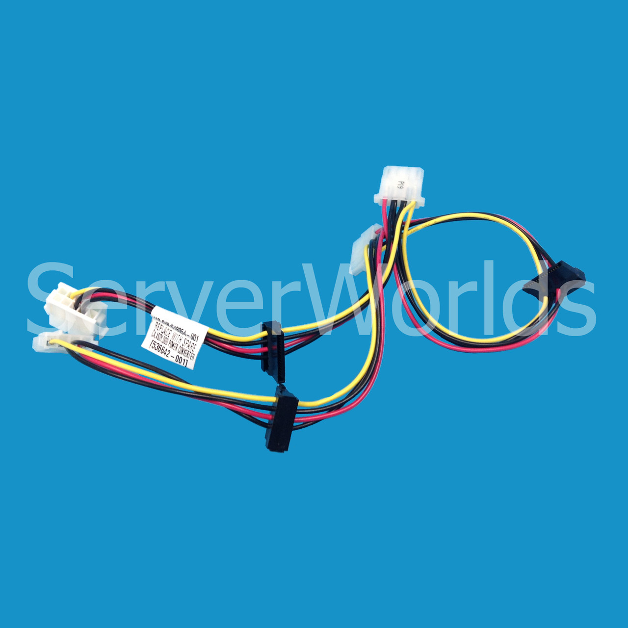 HP 536642001 ML 150 G6 Power Supply Cable Converter