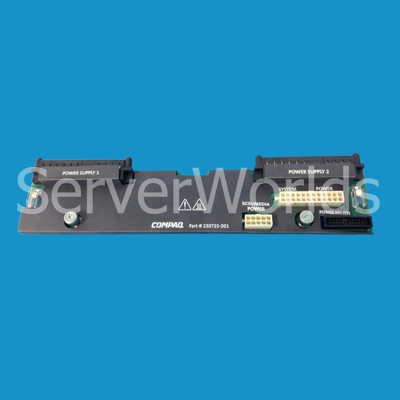 HP 230725-001 | ML 370 G2 Power Supply Backplane Board