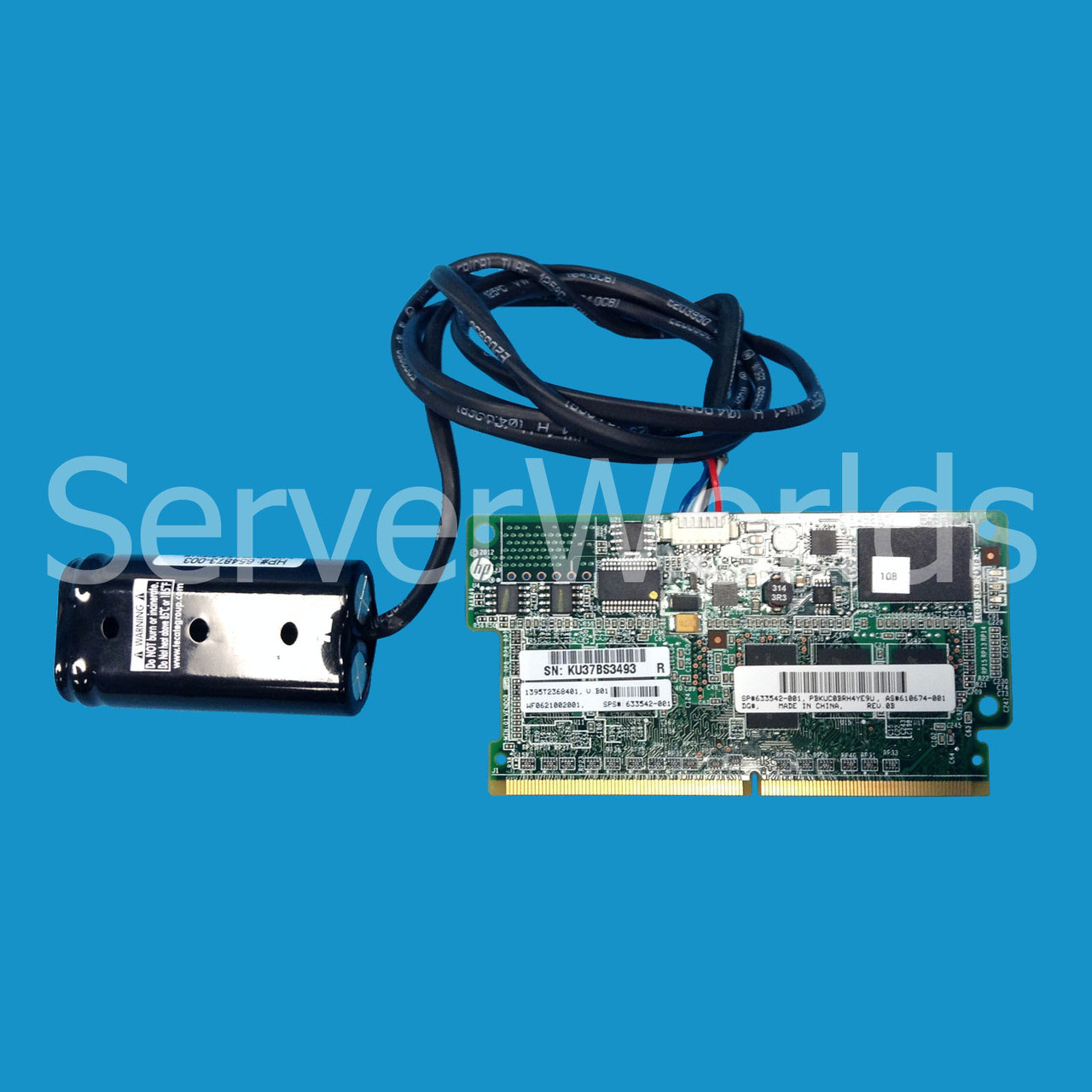 HP 631679B21 ML350p Gen8 Smart Array FBWC 1GB Kit Serverworlds