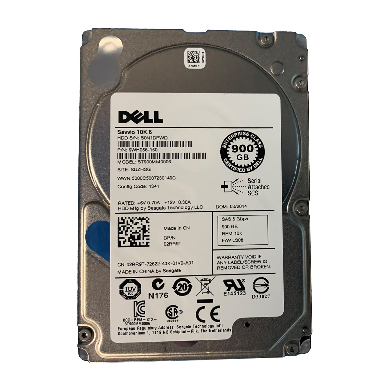Dell 2RR9T | ST900MM0006 | 9WH066-150 - Serverworlds