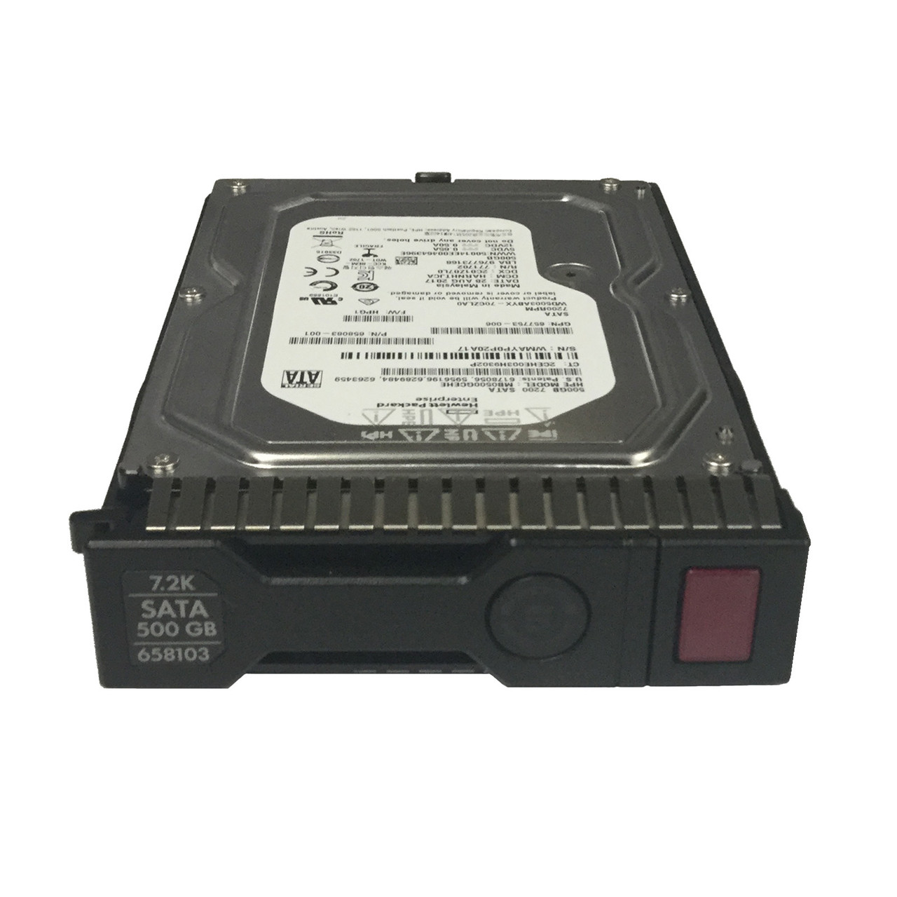 HP 658103001 500GB 3.5 Gen8 6G SATA Hot Plug Hard Drive HP 657753