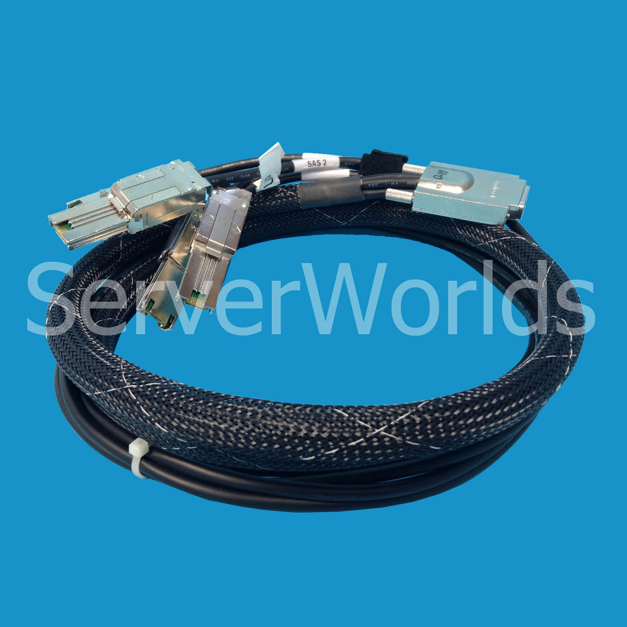 HP 445892001 External SAS to Mini SAS Fan Out Cable HP AH587A