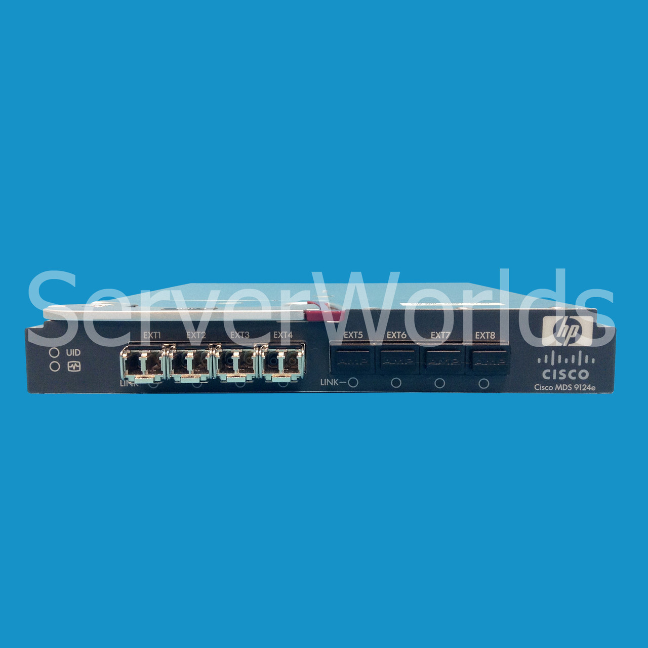 HP 444573-001 HP Cisco MDS 9124E 24 Port Fabric Switch HP 444573-001 HP Cisco MDS 9124E 24 Port Fabric Switch