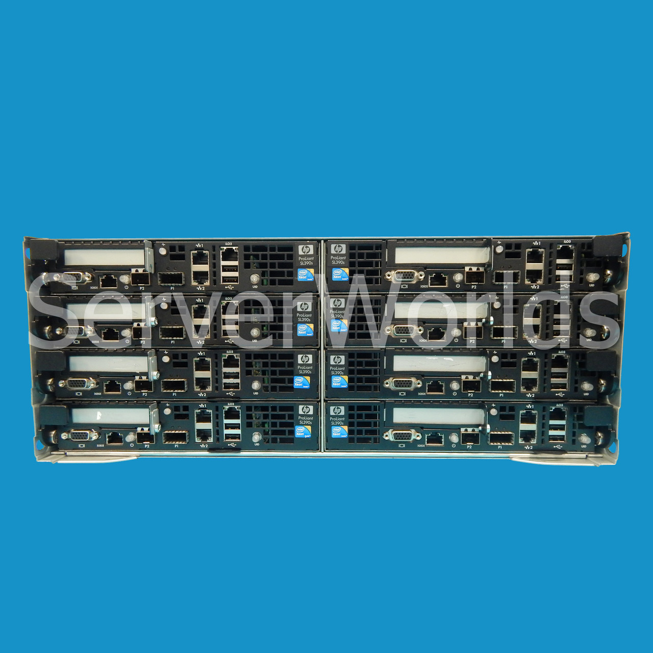 HP S6500 4U Chassis Loaded With SL390s 