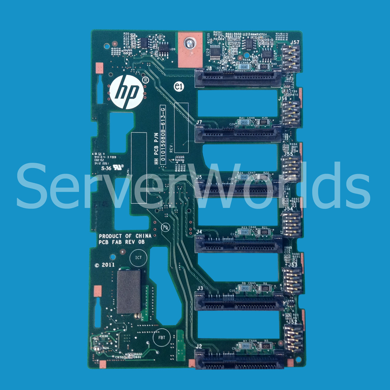 New Genuine BPB for HP 4 LFF Backplane Board for SE1170 601405-002 601405-001 New Genuine BPB for HP 4 LFF Backplane Board for SE1170 601405-002 601405-001