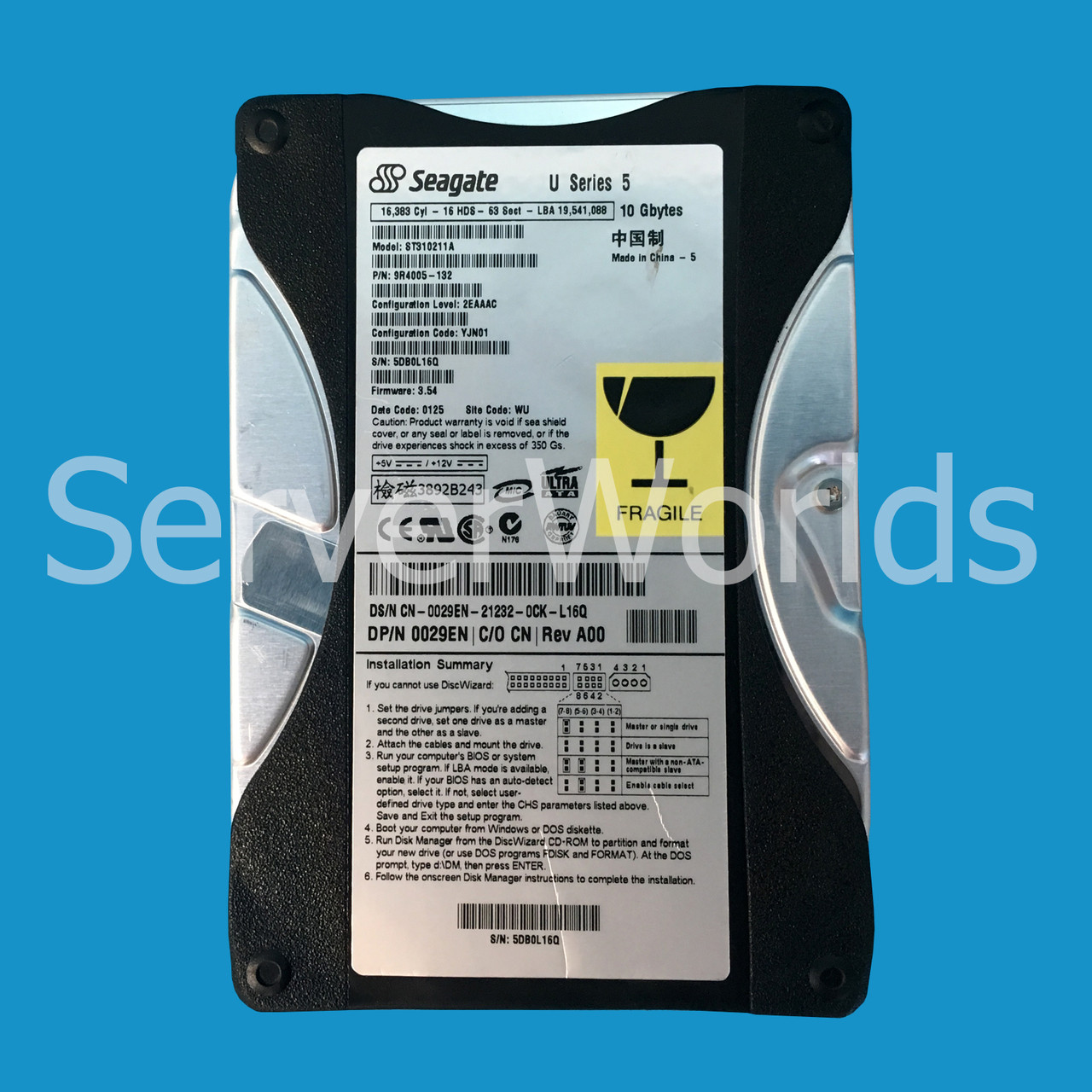 Dell 029EN 10GB Hard Drive
