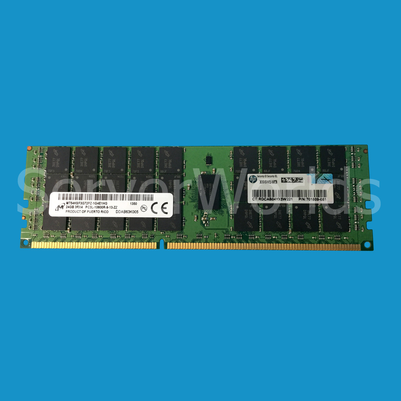 DIMM – 4Rx4 HP 632203-001 Dual-Inline-Speichermodul PC3L-8500R-7
