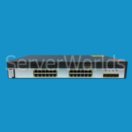 Refurbished Cisco WS-C3750G-24TS-S Catalyst 3750 24 10/100/1000 Switch Front Panel