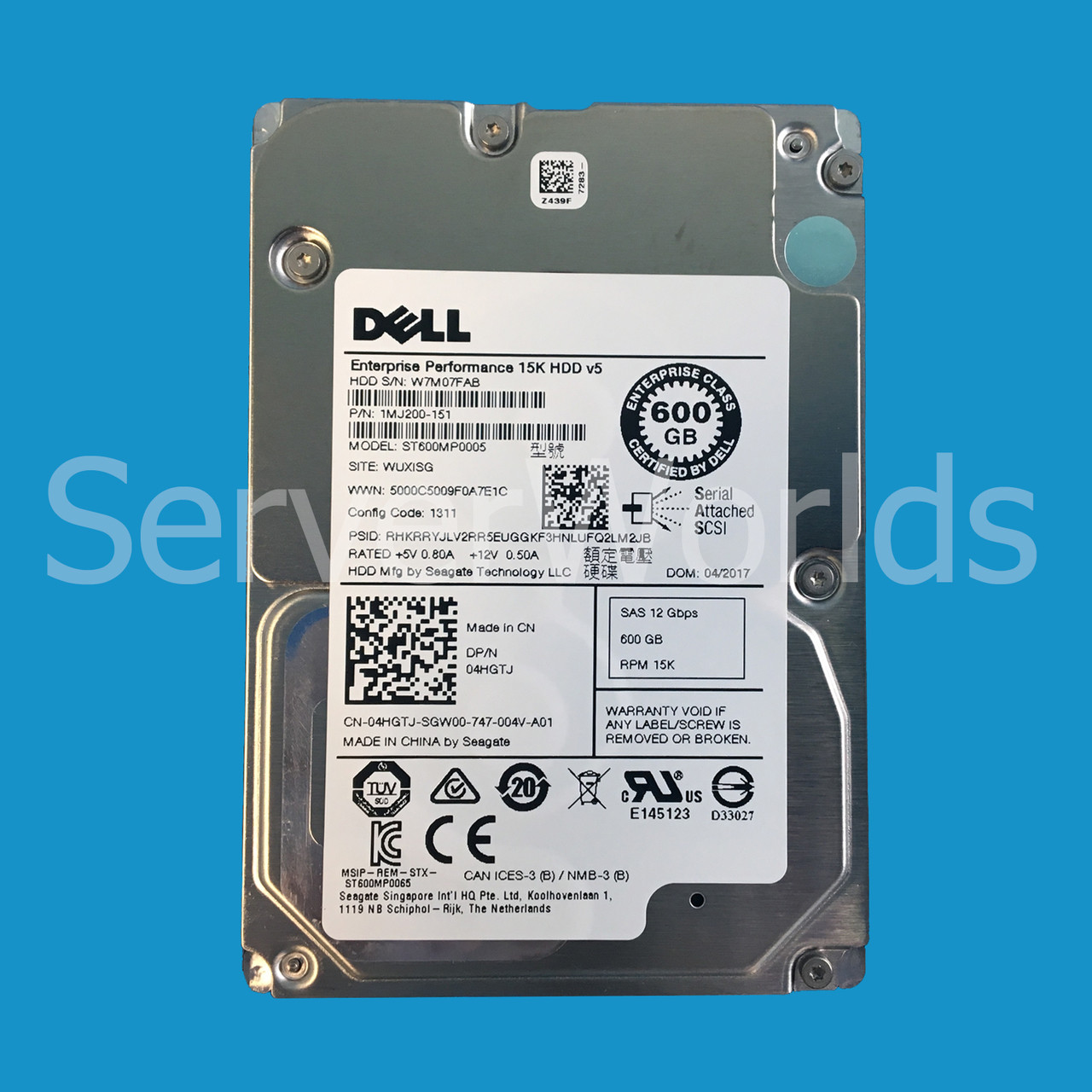 Dell 4HGTJ | ST600MP0005 | 1MJ200-151 - Serverworlds