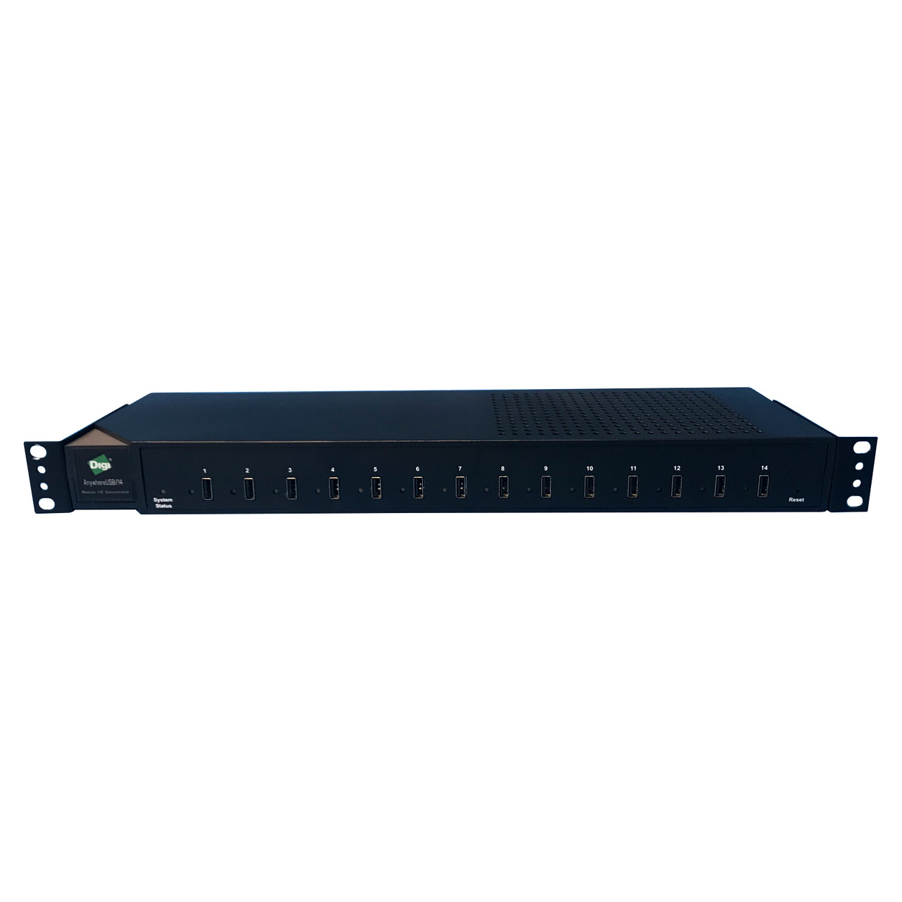 Tilhører analog største Digi 50001682-01 | International 14-Port USB Anywhere Hub | Digi AW-USB-14-W  - Serverworlds