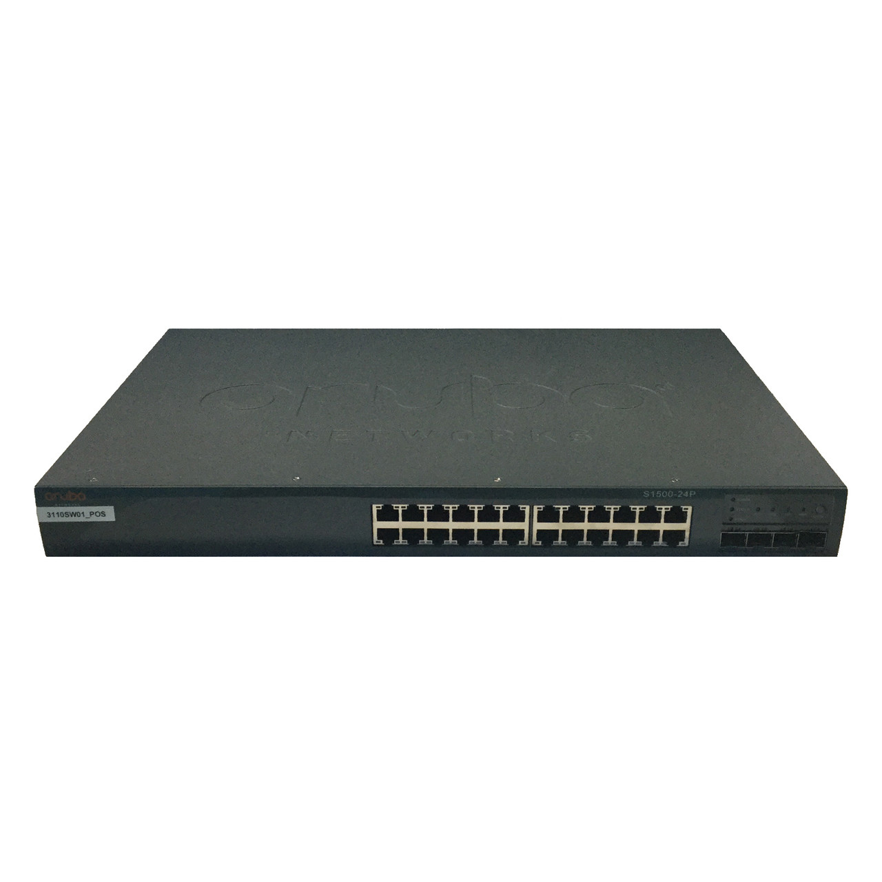 HP JW671-61001 | S1500-24P switch with 24 port PoE+ ports plus 4