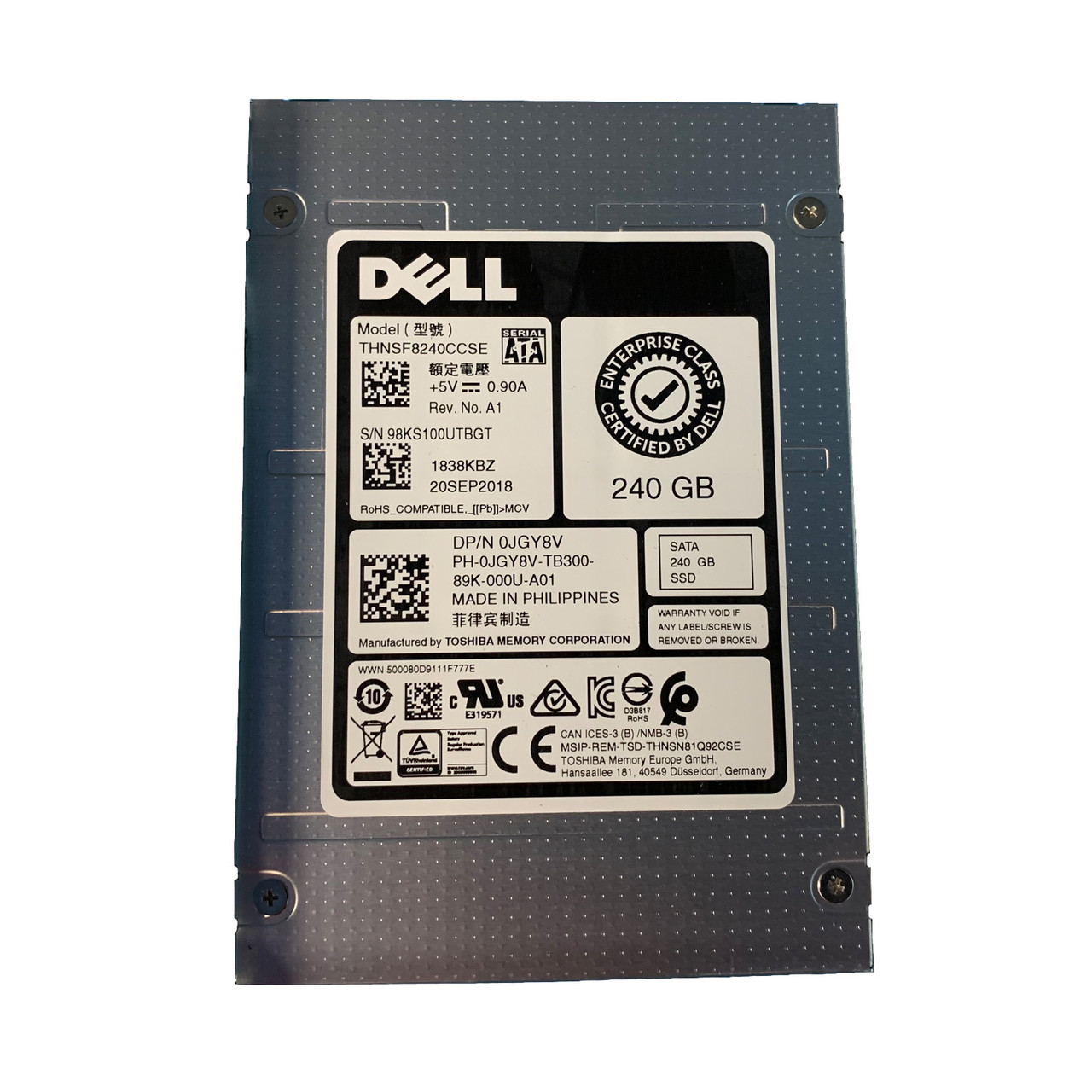 Dell JGY8V | THNSF8240CCSE - Serverworlds