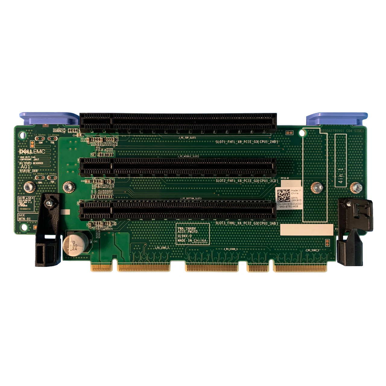 Dell PM3YD Poweredge R740 R740XD 3 x PCIe x8 Riser Board Serverworlds