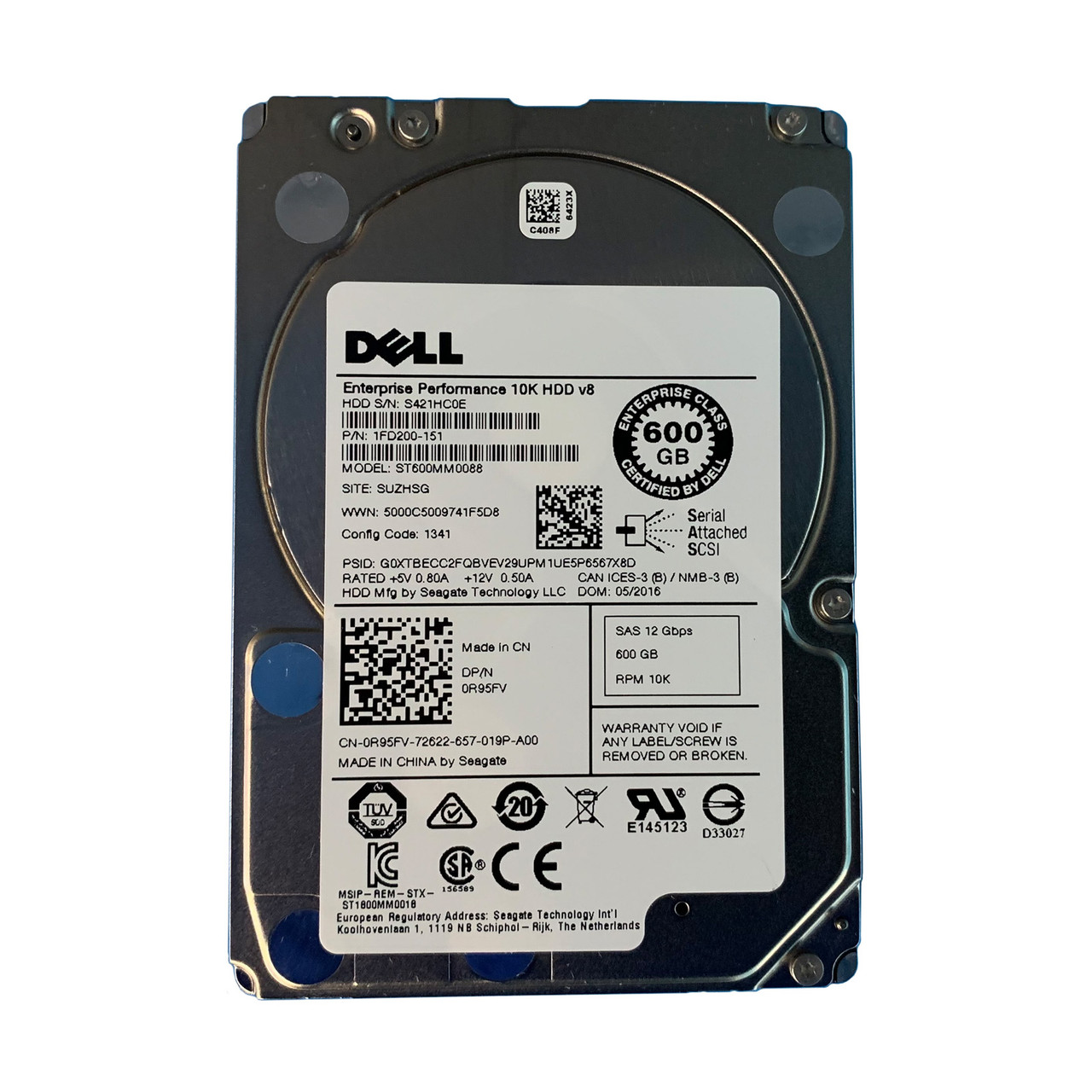 Dell R95FV | ST600MM0088 | 1FD200-151 - Serverworlds