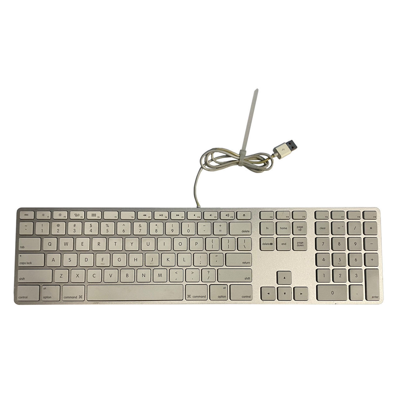 apple a1243 wired aluminium keyboard