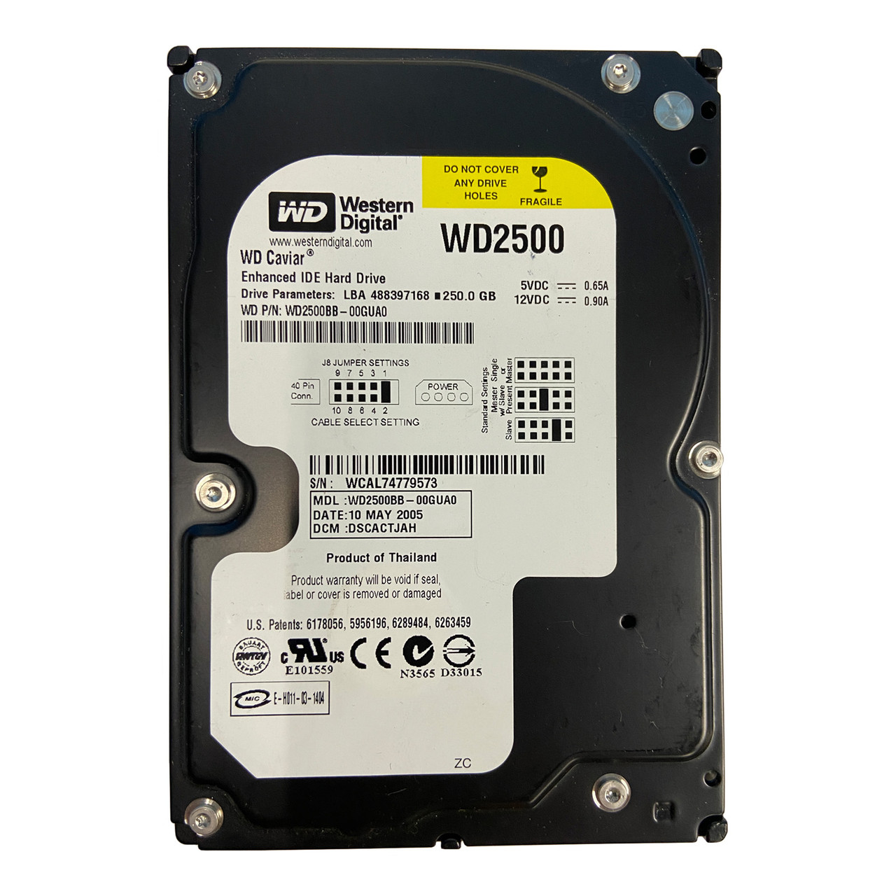 Western Digital WD2500BB - Serverworlds