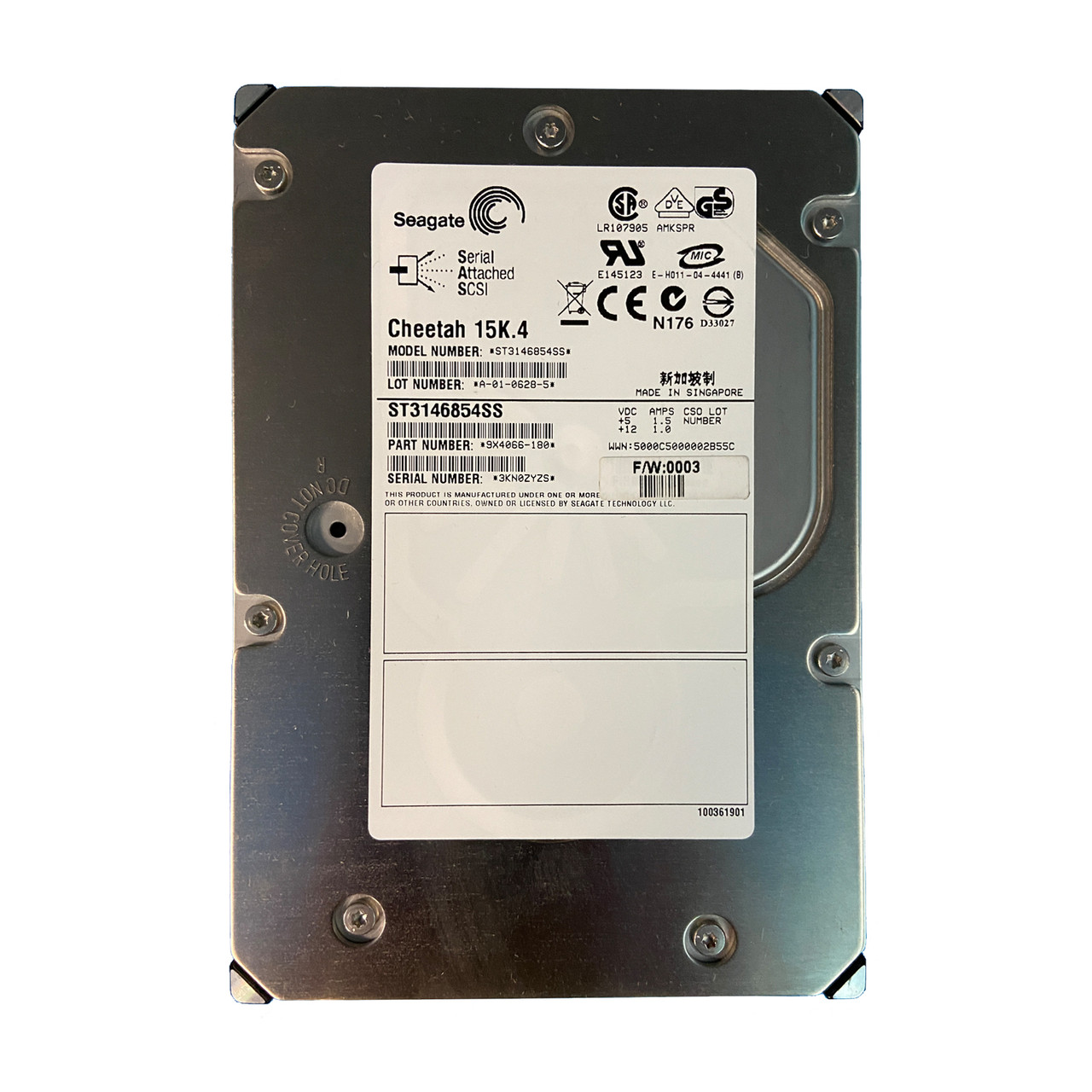 Seagate HDD 146GB 15K SAS 2.5´´-