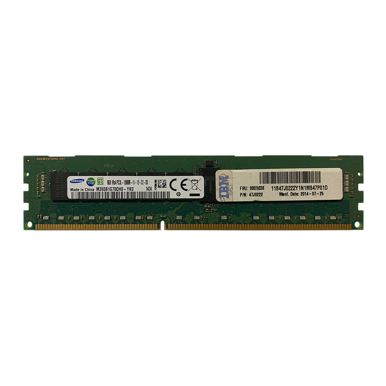 IBM 00D5038 | 8GB PC3L-10600 DDR3 Memory Module - Serverworlds
