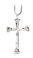 Horseshoe Nail Cross Necklace