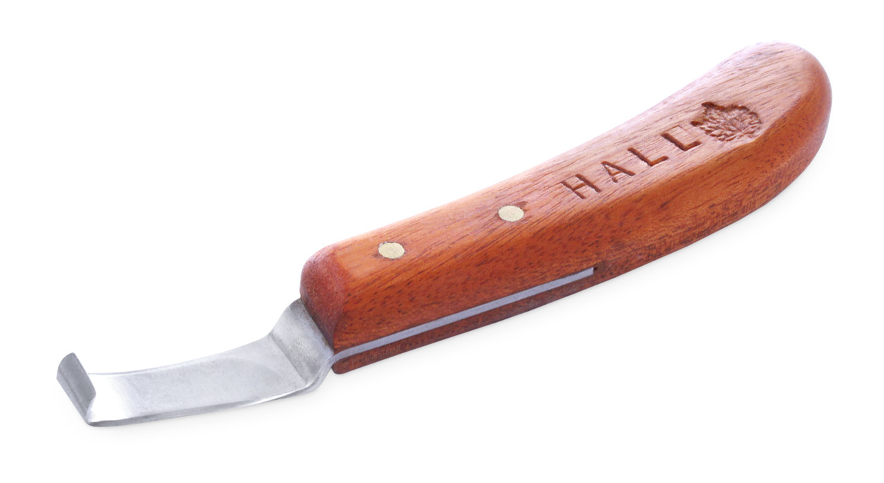 Left Hand - Hall Hoof Knife - Curved Blade