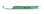 Green Handle Beanie Wide blade hoof knife
