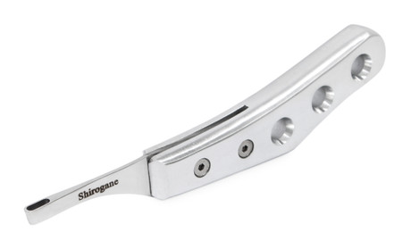 Shirogane abscess loop knife with aluminium handle