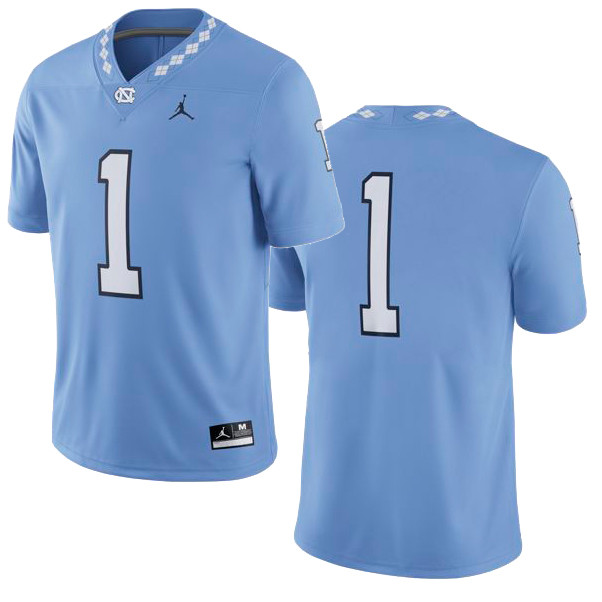 2018 YOUTH Nike Jordan Football Jersey Carolina Blue 1