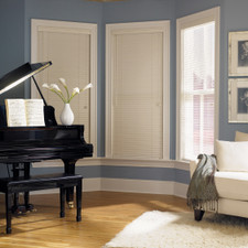 One Inch Wood Blinds in Antique White