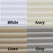 Cordless Pleated Sailcloth Swatches