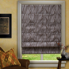 Everest roman shade in taupe