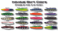 Santos Premium Replacement Lure Skirts