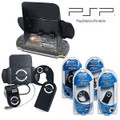 PSP Accessory Kit w/Shield/Lens Cleaner/Portalock & More!