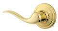 Weiser Lock Polished Brass Toluca Single Cylinder Lever Interior Pack