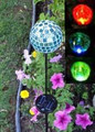 Solar Mosaic Glass Crackle Ball Light
