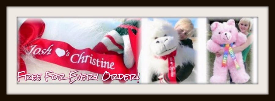 You Get FREE Personalization of EVERY Stuffed Animal at BigPlush.com! Learn More. You Get FREE Personalization of EVERY Stuffed Animal at BigPlush.com! Learn More.