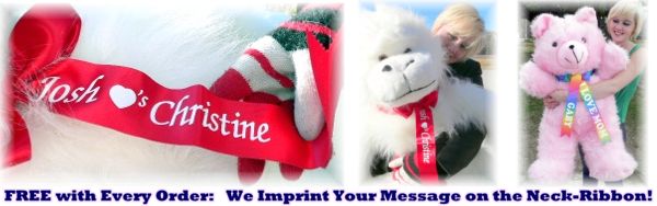 You Get FREE Personalization of EVERY Stuffed Animal at BigPlush.com! Learn More. You Get FREE Personalization of EVERY Stuffed Animal at BigPlush.com! Learn More.