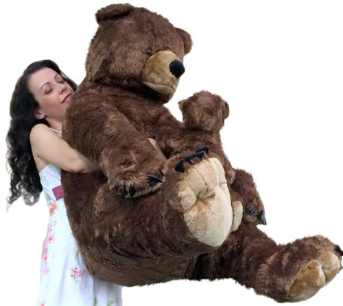 big plush brown bear