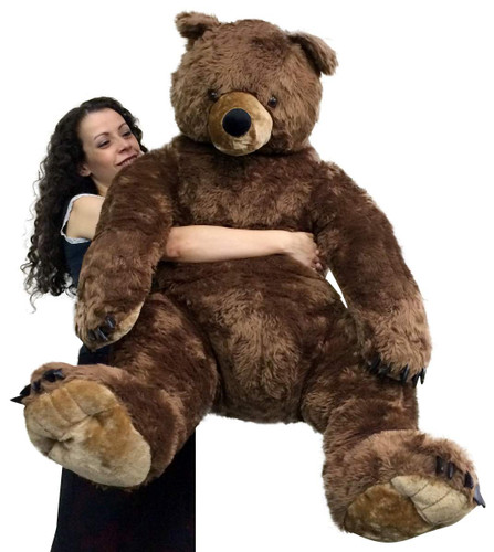 giant brown teddy bear