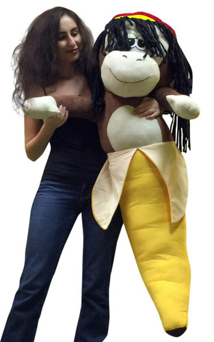 giant stuffed rasta banana