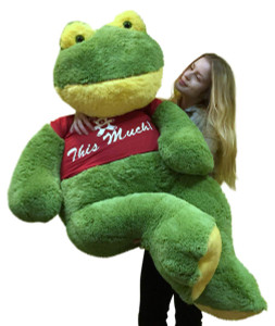 jumbo plush frog