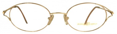 Jean-Louis Scherrer AGDE Vintage Oval Spectacles In A Gold Finish At Eyehuggers