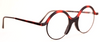 Gianfrance Ferre 23 Red and Black True Round Glasses from www.eyehuggers.co.uk