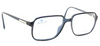 Vintage Burberrys B8279 Blue Black Acrylic Square Glasses Frames At Eyehuggers