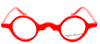 Vibrant Red Acrylic Glasses At www.eyehuggers.co.uk