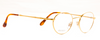 Designer Glasses Frames In Shiny Gold By Gucci At www.eyehuggers.com