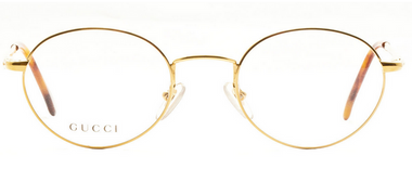 Vintage Oval Designer Glasses By Gucci At Eyehuggers