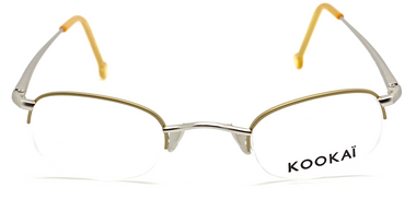 Kookai K072 Half Rim Gold and Silver Glasses from www.eyehuggers.co.uk