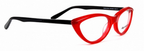 Fontana OP2/Black Vintage Cat Eye Style Acrylic Glasses By Anglo American At www.eyehuggers.co.uk
